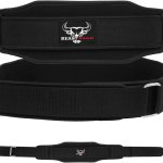 Cintura per sollevamento pesi, supporto lombare, cintura per palestra, bodybuilding, stacco, squat, deadlifts, esercizio fitness, per Uomo e Donna, Imbottita Neoprene