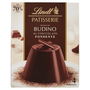 Lindt Dark Chocolate Pudding Packung mit 95 g, 4 Portionen