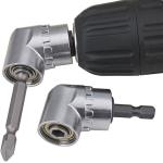 Tournevis à angle droit, adaptateur pour tournevis coudé, 105°, acier, 1/4 pouce