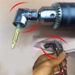 Tournevis à angle droit, adaptateur pour tournevis coudé, 105°, acier, 1/4 pouce