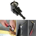 Tournevis à angle droit, adaptateur pour tournevis coudé, 105°, acier, 1/4 pouce