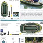 Intex 68347 Seahawk 2, PVC Schlauchboot, für zwei Personen, Farbe Grün/Schwarz, 236 x 114 x 41 cm - Refurbished