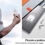 Chargeur USB 4 ports, Charge rapide, Chargeur rapide 3.0 33W 6A, universel, blanc
