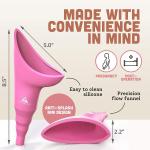 Pitch and trek, urinatoio portatile per donna, per pipi in piedi, pikono femminile per viaggi