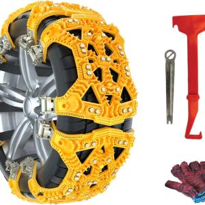 Fasce antiscivolo, anti slittamento, per neve, catene da neve, universali, pneumatici da 165mm A 275mm, riutilizzabile, confeziona da 6 pezzi