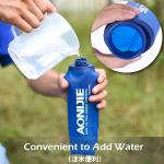 Gourde de course à pied, souple, légère, pliable, hygiénique, 500 ml, pour diverses activités sportives, course à pied, cyclisme, marche.