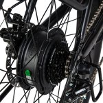 Elektrofahrrad für Erwachsene, 26 Zoll, City-Elektrofahrrad, mit Frontdämpfer, mit 500W Bafang Motor, abnehmbarer Samsung 48V 17.5AH Batterie, GUNAI GN26.