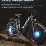 Elektrofahrrad für Erwachsene, 26 Zoll, City-Elektrofahrrad, mit Frontdämpfer, mit 500W Bafang Motor, abnehmbarer Samsung 48V 17.5AH Batterie, GUNAI GN26.