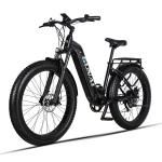 Elektrofahrrad für Erwachsene, 26 Zoll, City-Elektrofahrrad, mit Frontdämpfer, mit 500W Bafang Motor, abnehmbarer Samsung 48V 17.5AH Batterie, GUNAI GN26.
