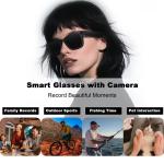 Lunettes Intelligentes PEJE - Smart Glasses verres photochromiques, HD 1080P - Assistant IA & Traduction