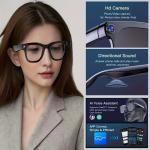 Lunettes Intelligentes PEJE - Smart Glasses verres photochromiques, HD 1080P - Assistant IA & Traduction
