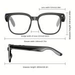 Lunettes Intelligentes PEJE - Smart Glasses verres photochromiques, HD 1080P - Assistant IA & Traduction
