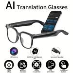 Lunettes Intelligentes PEJE - Smart Glasses verres photochromiques, HD 1080P - Assistant IA & Traduction