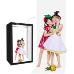 Studio fotografico professionale con luci led, dimensione 200 x 120 x 80 cm
