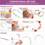 Perline Fai da Te Kit Per la Creazione di Gioielli bracciali e collanine