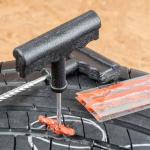 Kit Ripara Gomme per Foratura Auto, Moto, riparazione ruota, pneumatici, tubeless