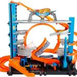 HOT WHEELS Garage ultime avec attaque de requin, incl. 2 voitures