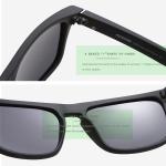Lunettes de soleil KDeam Sport, lunettes de soleil pour hommes, verres verts