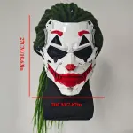 Clown Kostüm Maske Horror Full-Face – Einheitsgröße