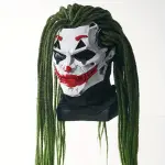 Clown Kostüm Maske Horror Full-Face – Einheitsgröße