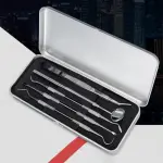 Ensemble d'hygiène dentaire en acier inoxydable - 5 outils essentiels
