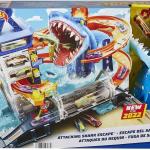 Hot Wheels City Parkgarage avec Shark Attack – Coffret de jeu + voiture