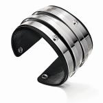 Damen Armband, Folli Follie, Silber, Leder-ähnliche Innenverkleidung