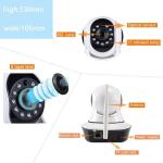 caméra hd 720p ip caméra wifi internet sans fil lan motorisée ir led