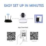 caméra hd 720p ip caméra wifi internet sans fil lan motorisée ir led