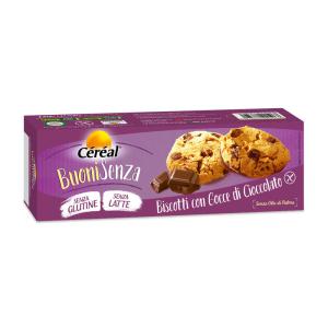 Biscotti con gocce di cioccolato, senza glutine, Cereal, 150 g
