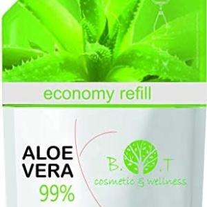 Aloe Vera Gel Puro 100% Fresh Gel Canarias Aloe Vera Fresca Doposole Viso Per Acne Capelli Cavalli Puro Biologico Ricarica 1kg