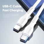 USB-Kabel, DUX DUCIS K-V 60W Typ-C / USB-C nach Typ-C / USB-C PD, 1m