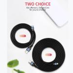 Câble USB pour smartphone Samsung 3m USB Typ-A, USB Typ-C