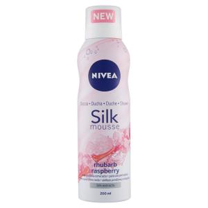 NIVEA Duschschaum Silk Mousse Rhabarber Himbeere 200 ml