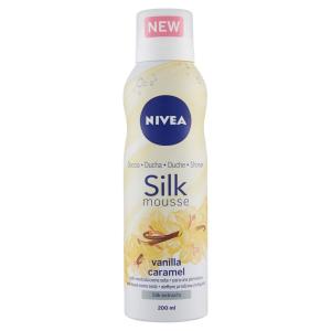NIVEA Duschschaum Silk Mousse Vanille-Karamell 200 ml