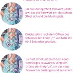 Coffret à bijoux avec code et son, modèle TopModel, Depesche
