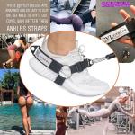 Bracelet pour la cheville, pour l'exercice de fitness, spécifique pour Fesses et Leg Curl, couleur noire