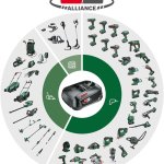 Meuleuse d'angle avec batterie UniversalGrind 18V-75, sans batterie, pour le meulage, la coupe, le brossage et le ponçage de différents matériaux, diamètre 125 mm