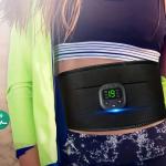 Entraîneur Musculaire Abdominal, avec bandeau EMS, 6 modes, 19 niveaux d'intensité, stimulateur ABS