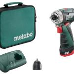 Metabo Bohrschrauber PowerMaxx BS Basic inkl. 1 x Akku + Koffer