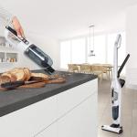 Bosch Flexxo Aspirateur sans fil à 2 vitesses avec une capacité de 0,4 L, Blanc