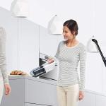 Bosch Flexxo Aspirateur sans fil à 2 vitesses avec une capacité de 0,4 L, Blanc
