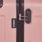 Set di 4 valigie da viaggio Oro rosa, AREBOS