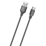USB-C-Kabel, Schwarze Farbe, Full Speed Pro, WK WDC-092 3 m 2.4 A