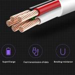 USB-Kabel - USB-C Typ-C, Aufladen und Übertragen von weniger Daten schnell, 2m, weiß