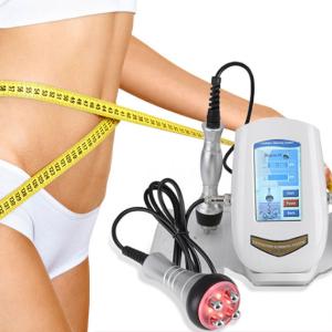 Radiofrequenz und Kavitation bipolare digitale Geräte mit Touchscreen 3 Handstücke Fett Cellulite Hautelastizität LooWe 101