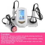 Radiofréquence et cavitation bipolaire équipement numérique avec écran tactile 3 pièces à main graisse cellulite élasticité de la peau LooWe 101