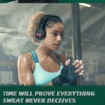Cuffie JBL Under Armour Train The Rock, Bluetooth Wireless, per sport, running, gym, chiamate vivavoce con microfono, deep bass music, nero rosso, Originale