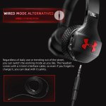Cuffie JBL Under Armour Train The Rock, Bluetooth Wireless, per sport, running, gym, chiamate vivavoce con microfono, deep bass music, nero rosso, Originale