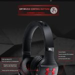 Cuffie JBL Under Armour Train The Rock, Bluetooth Wireless, per sport, running, gym, chiamate vivavoce con microfono, deep bass music, nero, Originale